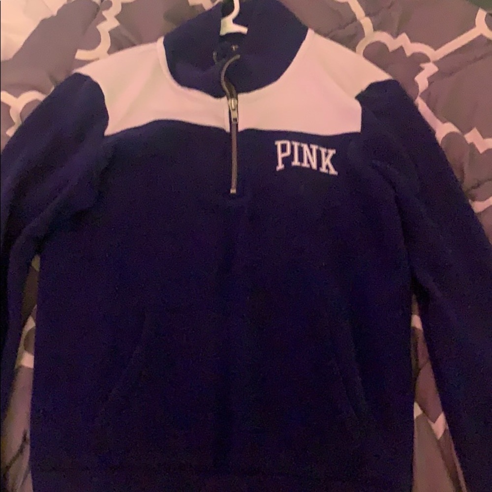 Victoria’s Secret pink half zip